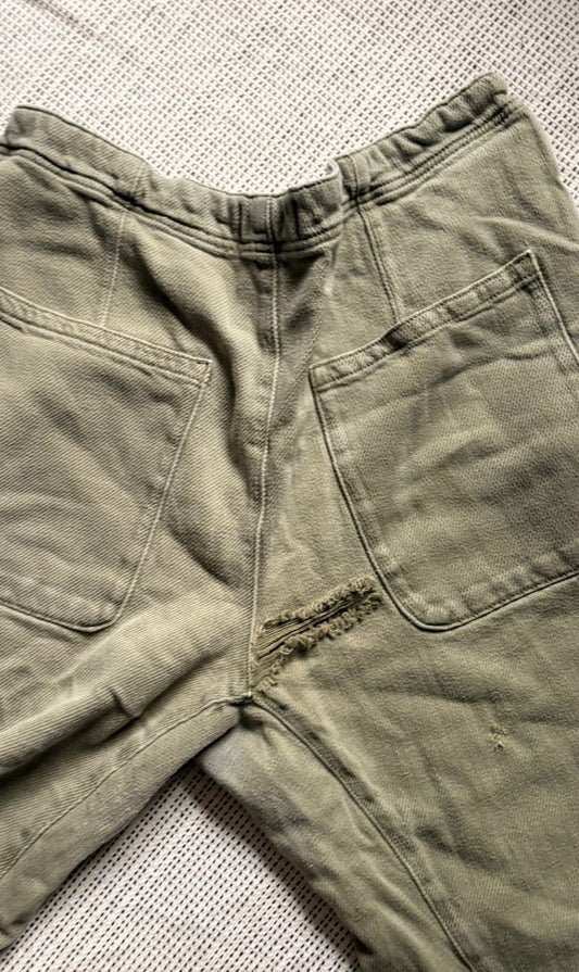 Non-denim Crotch repair