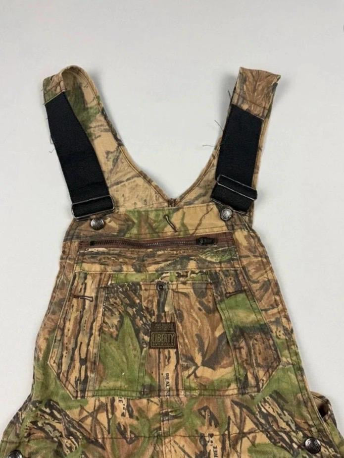 Custom Repair –Buckle Reattachment with Black Elastic on Liberty Overalls