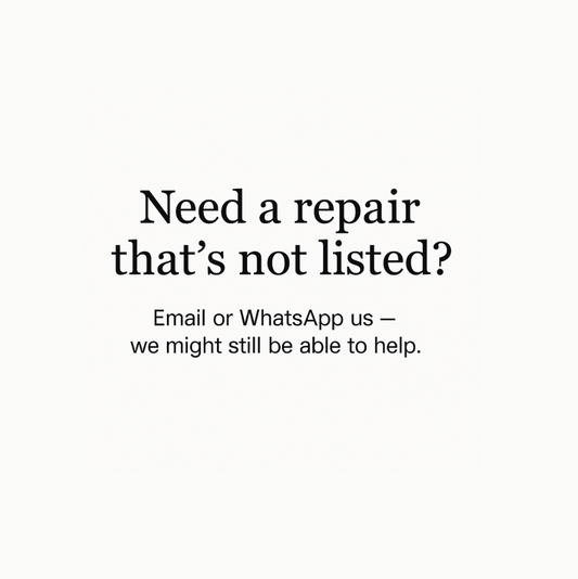 Custom repairs available