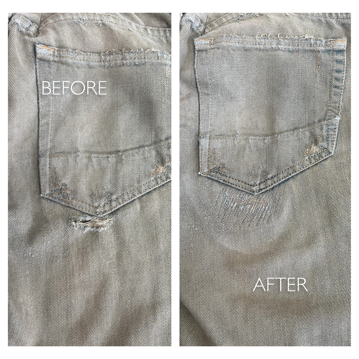 Back pocket repair