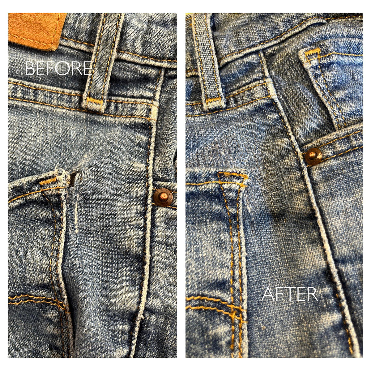 Back pocket repair